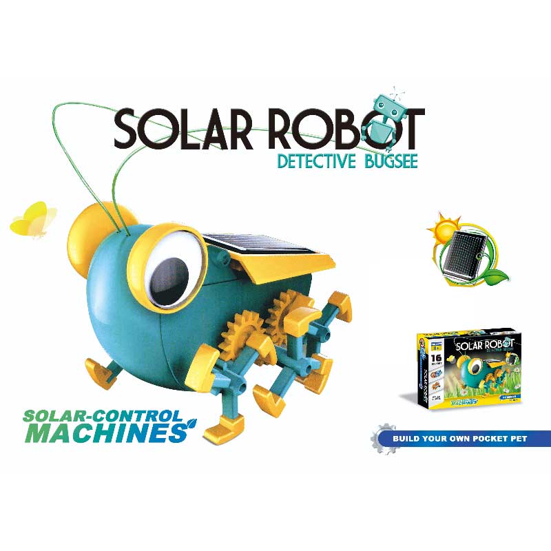 Children's robot "Solar bug-detective"