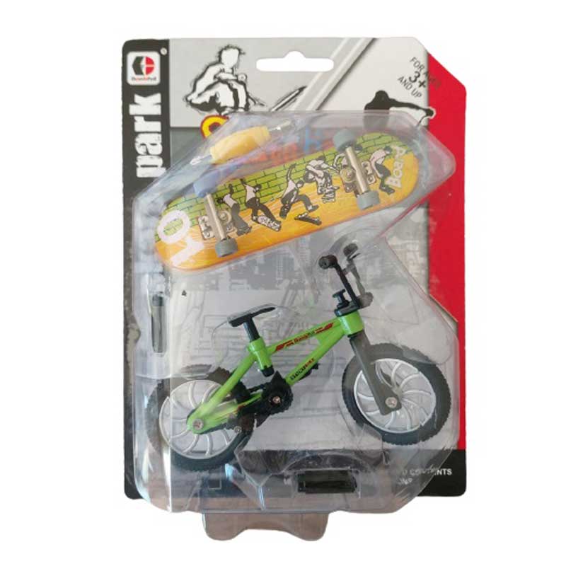 Set of fingerboards - skateboard and BMX bike