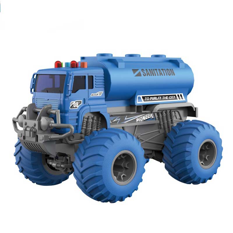 Tank truck with music and light effects, RC 1:16