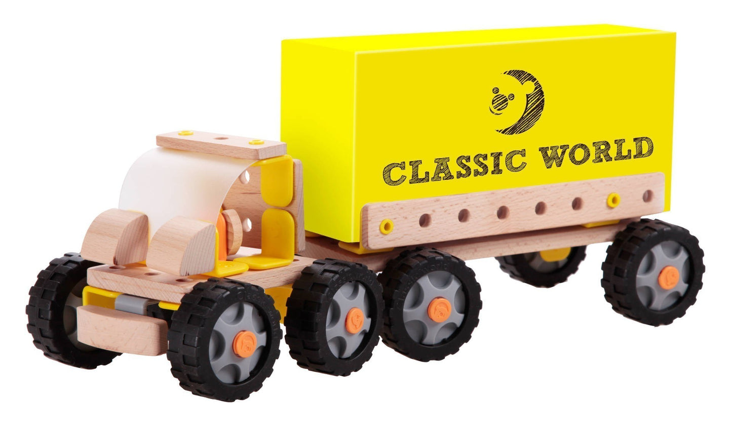 Wooden construction truck - Robot