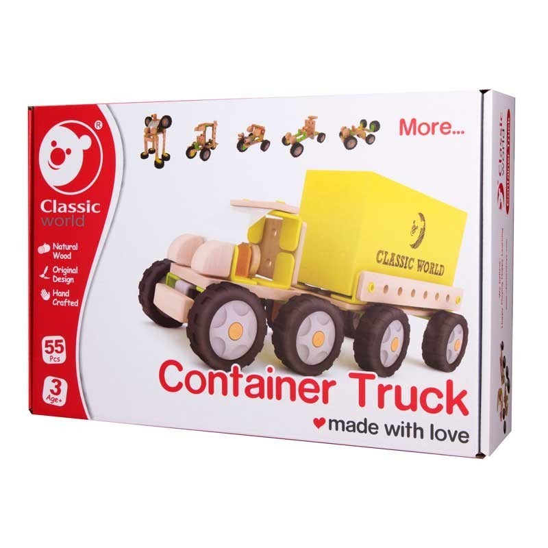 Wooden construction truck - Robot