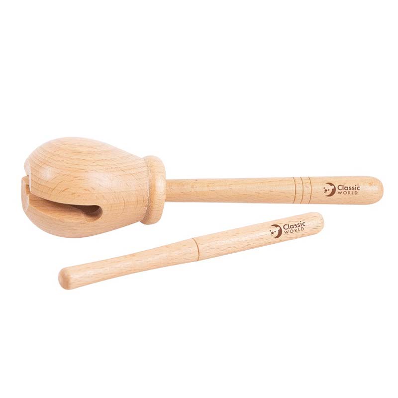 Wooden musical instrument for children - Percussion with a stick