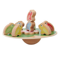 Wooden children's balance game - Water lily with gloves