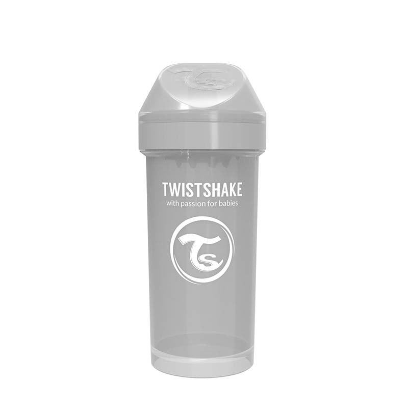 Children's cup with shaker Twistshake 360 ​​ml 12+ months gray