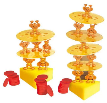 Children's balance game - Tower of cheese and micelles