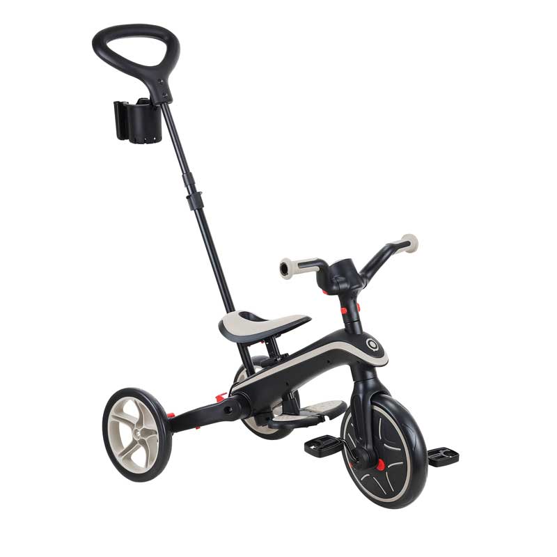 Детска триколка 4 в 1 GLOBBER EXPLORER TRIKE FOLDABLE, сгъваема, бежов цвят