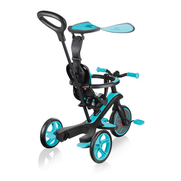 Детска триколка 4 в 1, Globber Trike Explorer синьо-зелена