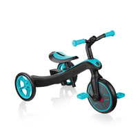 Детска триколка 4 в 1, Globber Trike Explorer синьо-зелена