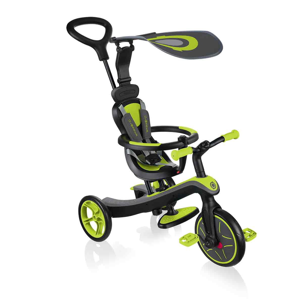 Детска триколка 4 в 1 Globber Trike Explorer, зелена