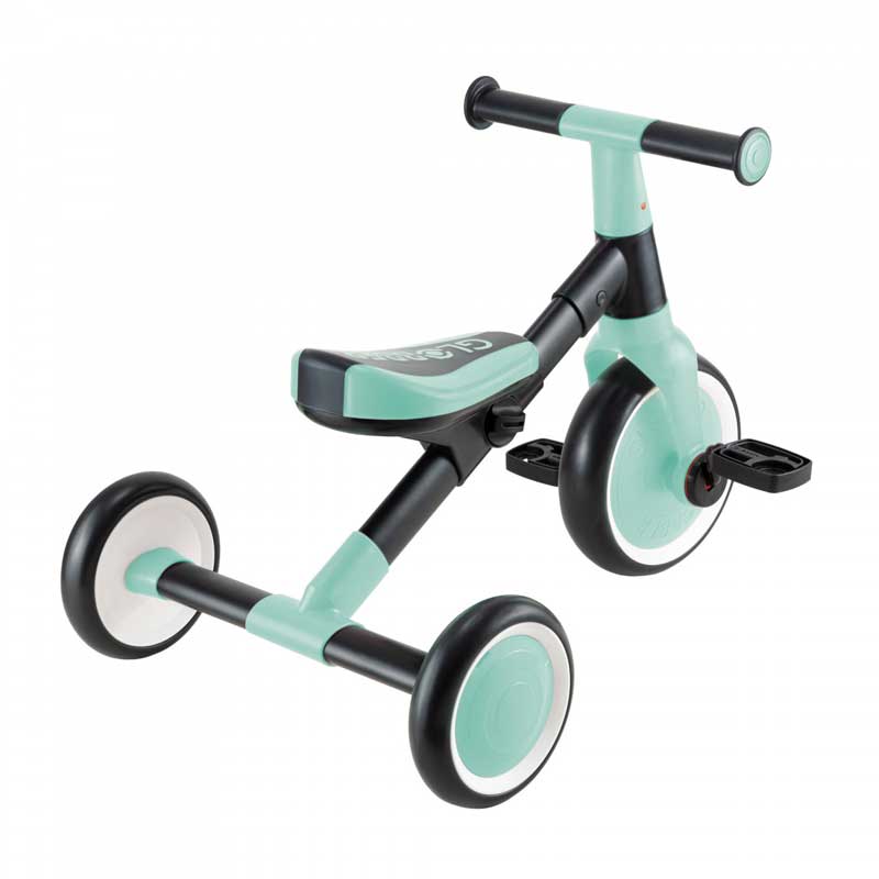 Детска триколка Globber Learning Trike 2 в 1 - ментово зелена