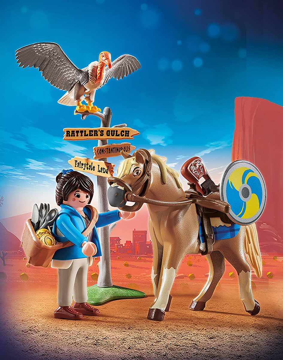 Детски конструктор Playmobil, Марла с кон