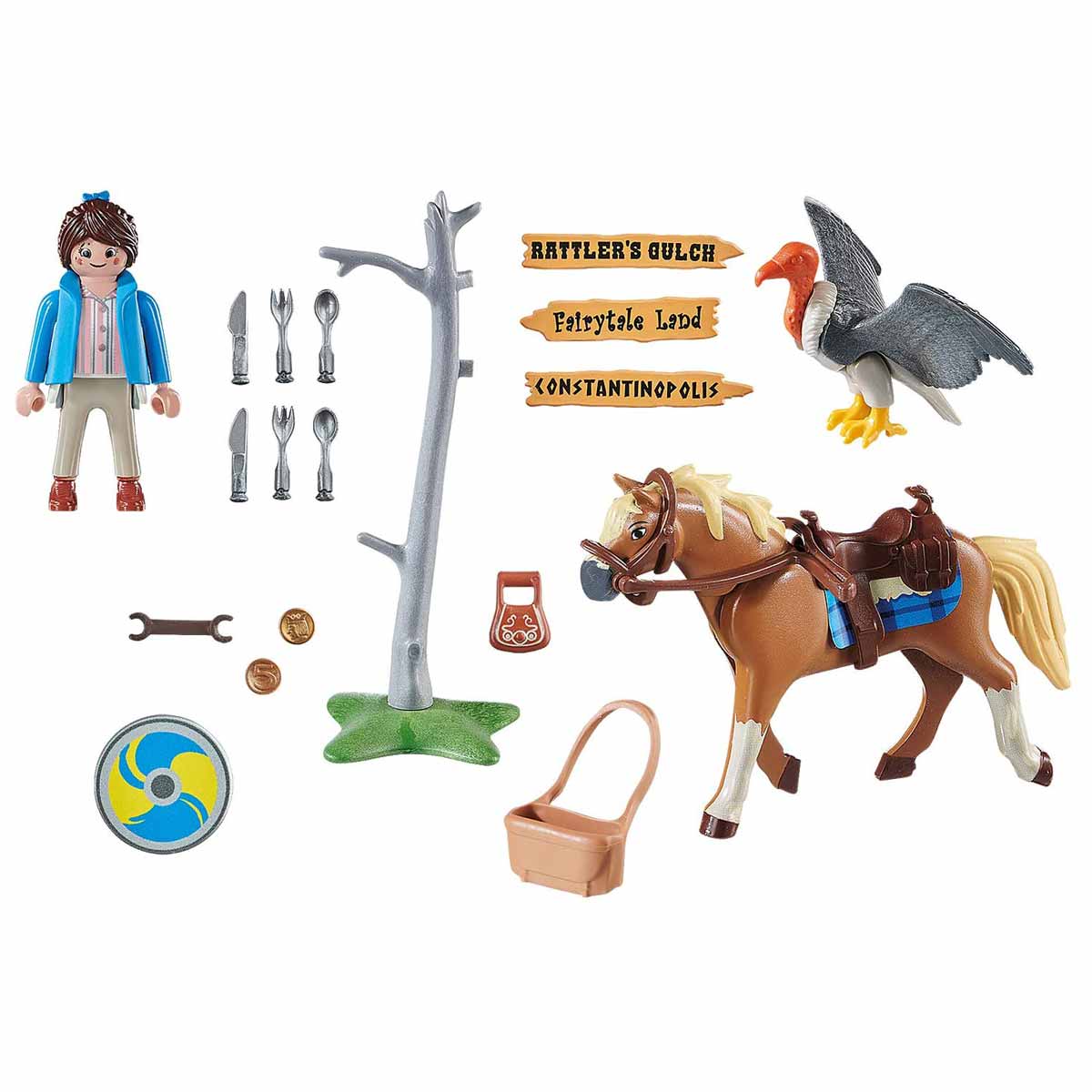 Детски конструктор Playmobil, Марла с кон