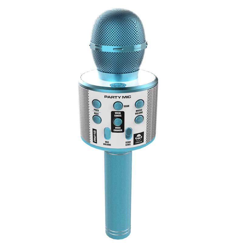 Children's karaoke microphone - blue