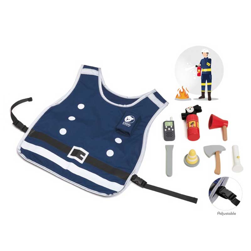 Children's firefighter play set