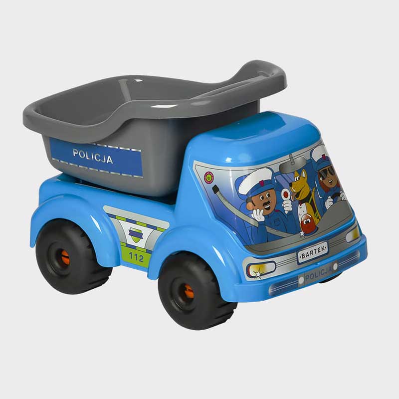 Children's police truck "Bartek"