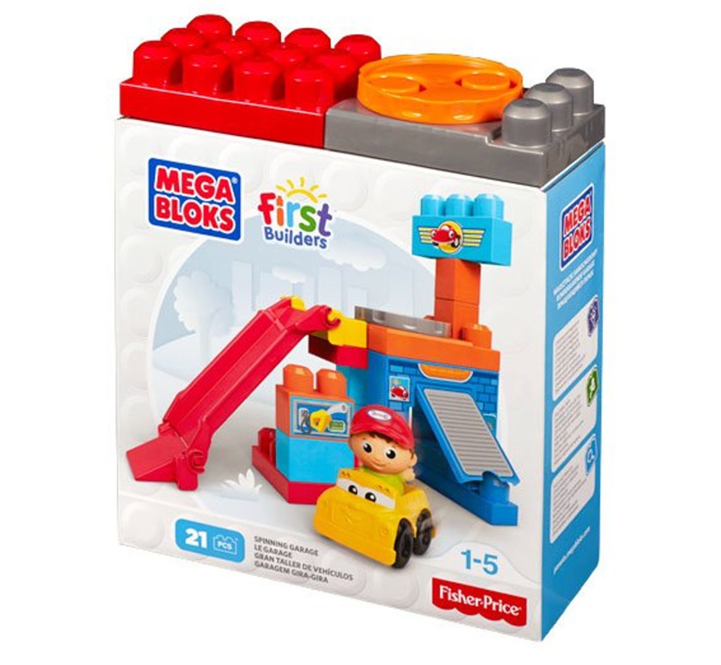 Kids Builder - The Rotating Garage, Mega Bloks