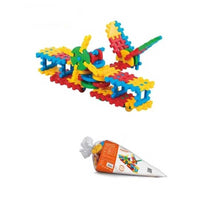 Children's waffle constructor Airplane - 70 parts