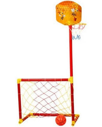 Soccer goal - With basketball hoop