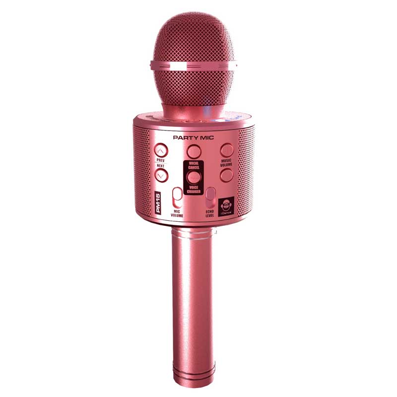 Children's karaoke microphone - rose gold