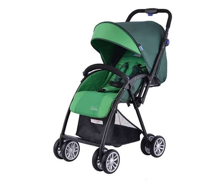 Zooper Salsa Apple Green Plaid Stroller, green