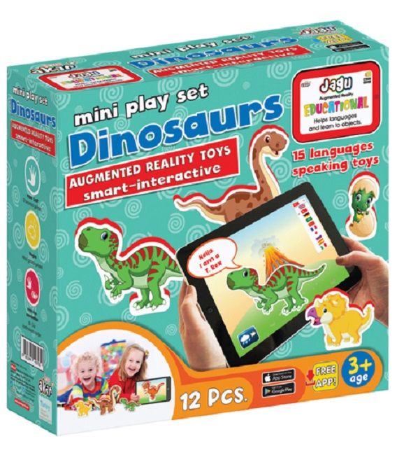 Set of talking toys - Dinosaurs, 12 parts