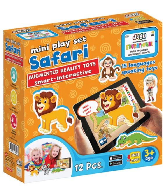 Set of talking toys - Safari, 12 parts