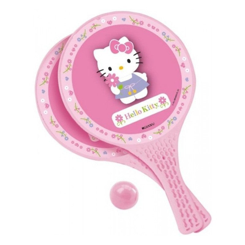 Set of 2 rackets and a game ball - Hello Kitty