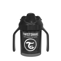 Мини чаша с шейкър Twistshake 230 мл 4+ месеца черна