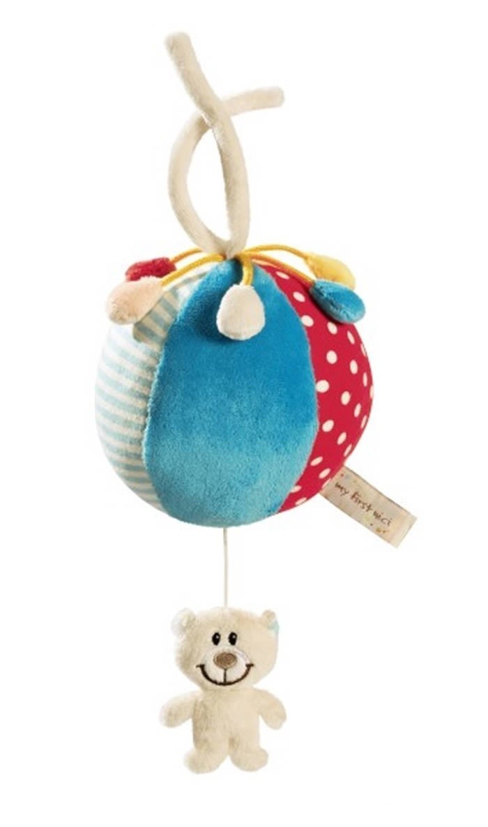 Musical toy for stroller - Bear with a ball