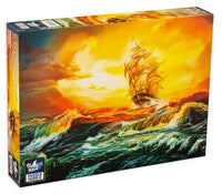 Black Sea 1000 piece puzzle - In the eye of the storm, Valentin Tuzsuzov