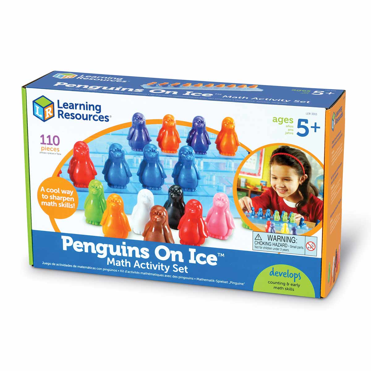 Penguins on?
 y ice - math game