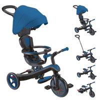 4 in 1 GLOBBER EXPLORER TRIKE with canopy in royal blue