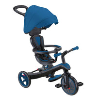 4 in 1 GLOBBER EXPLORER TRIKE with canopy in royal blue