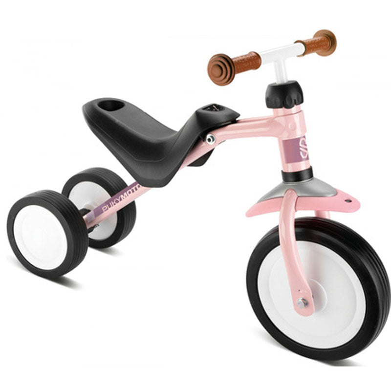 Children's tricycle with adjustable seat PUKY PUKYMOTO, pastel pink