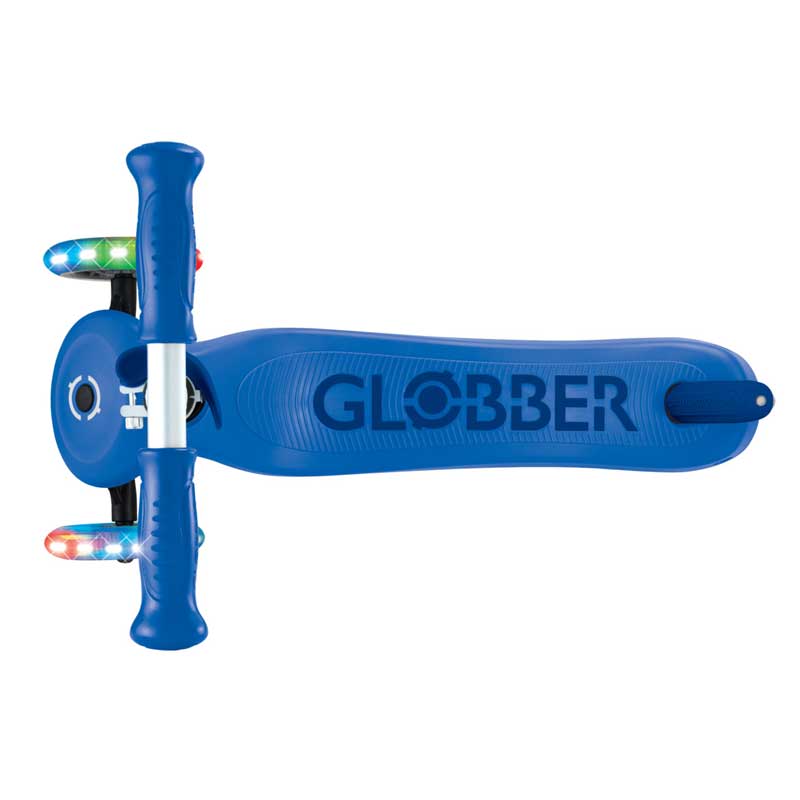 Тротинетка 4 в 1 GLOBBER GO UP SPORTY LIGHTS 360° - синя